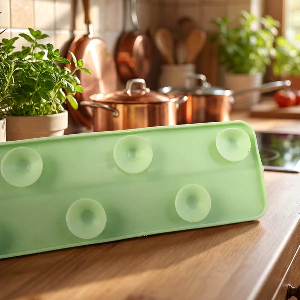 Kitchen Sink Splash Guard – Flexible Silicone Barrier