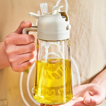 Premium Glass Oil Sprayer & Pourer (500ml)